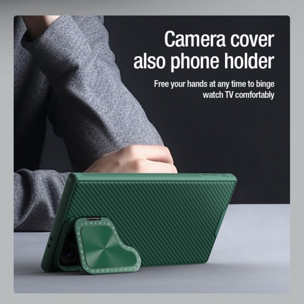 Nillkin Samsung Galaxy S24 Ultra Kuori CamShield Prop MagSafe Vihreä