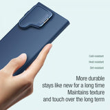 Nillkin Samsung Galaxy S24 Ultra Kuori CamShield Silky Prop Sininen