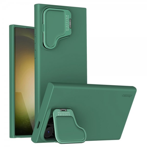 Nillkin Samsung Galaxy S24 Ultra Kuori CamShield Silky Prop Vihreä