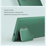 Nillkin Samsung Galaxy S24 Ultra Kuori CamShield Silky Prop Vihreä
