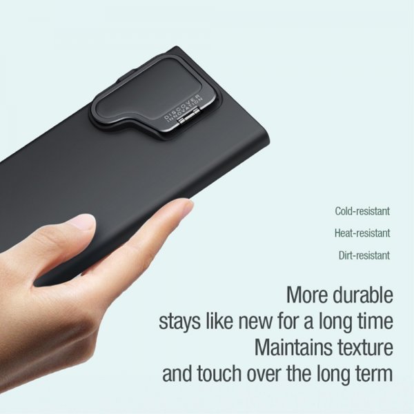 Nillkin Samsung Galaxy S24 Ultra Kuori CamShield Silky Prop MagSafe Musta