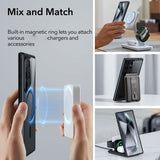 ESR Samsung Galaxy S24 Ultra -suojakuori Classic Hybrid HaloLock Clear Black