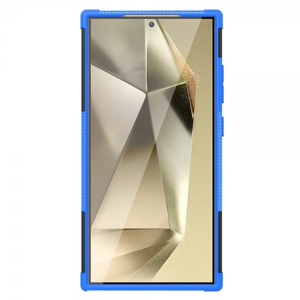 Samsung Galaxy S24 Ultra Kuori Rengaskuvio Jalustatoiminto Sininen