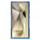 Samsung Galaxy S24 Ultra Kuori Rengaskuvio Jalustatoiminto Sininen