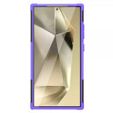 Samsung Galaxy S24 Ultra Kuori Rengaskuvio Jalustatoiminto Violetti