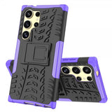 Samsung Galaxy S24 Ultra Kuori Rengaskuvio Jalustatoiminto Violetti