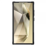 Samsung Galaxy S24 Ultra Kuori Rengaskuvio Jalustatoiminto Musta