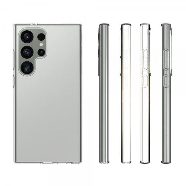 Nordic Covers Samsung Galaxy S24 Ultra Feather Series -läpinäkyvä kuori