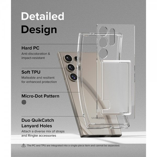 Ringke Samsung Galaxy S24 Ultra Kuori Fusion Card Clear