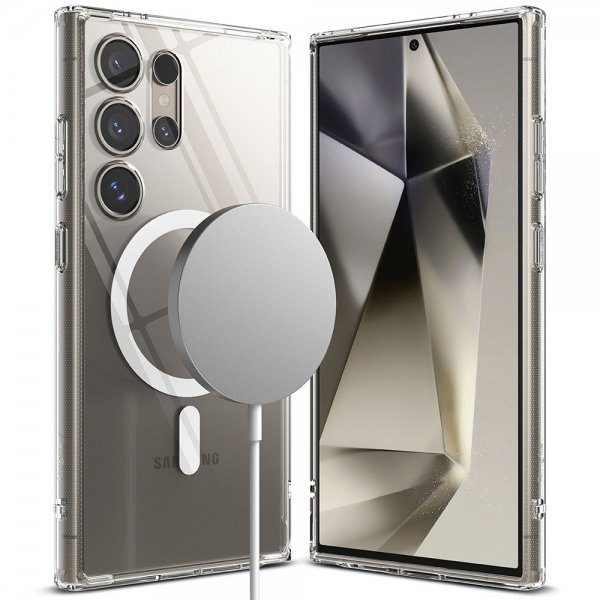 Ringke Samsung Galaxy S24 Ultra Fusion Magnetic Clear -suojakuori