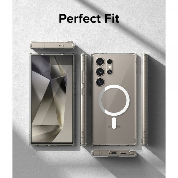 Ringke Samsung Galaxy S24 Ultra Fusion Magnetic Clear -suojakuori