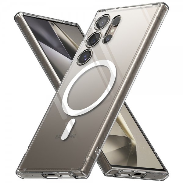 Ringke Samsung Galaxy S24 Ultra Fusion Magnetic Clear -suojakuori