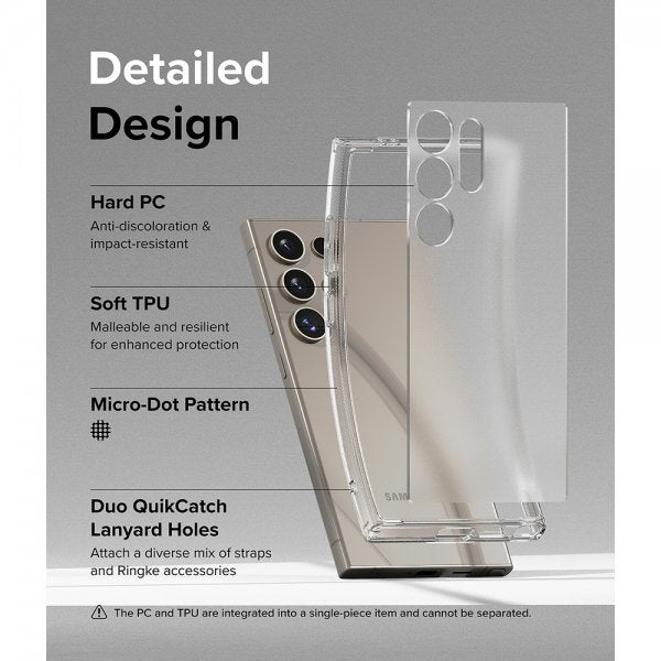 Ringke Samsung Galaxy S24 Ultra Kuori Fusion Matte Clear