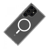 Celly Samsung Galaxy S24 Ultra -suojakuori GELSKINMAG MagSafe Läpinäkyvä