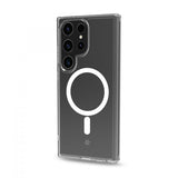 Celly Samsung Galaxy S24 Ultra -suojakuori GELSKINMAG MagSafe Läpinäkyvä