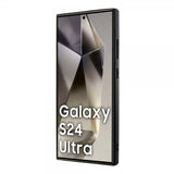 BMW Samsung Galaxy S24 Ultra Kotelo Aitoa Nahkaa Kuvioitu Musta