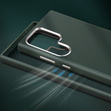 X-Level Samsung Galaxy S24 Ultra Nahkatekstuuri Suojakuori Harmaa