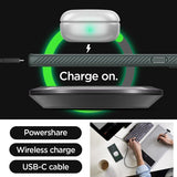 Spigen Samsung Galaxy S24 Ultra -kuori Liquid Air Abyss Green