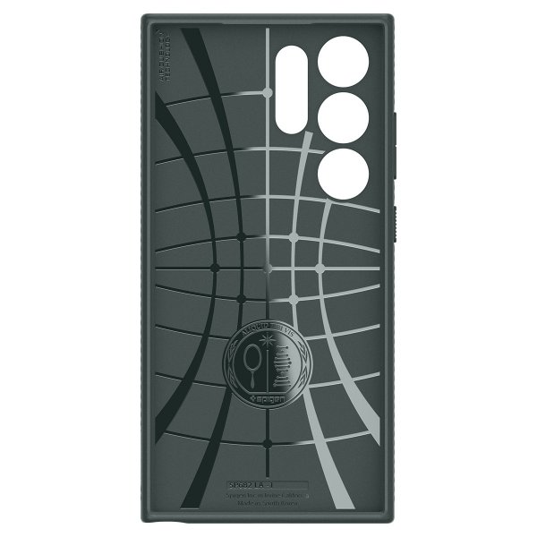 Spigen Samsung Galaxy S24 Ultra -kuori Liquid Air Abyss Green