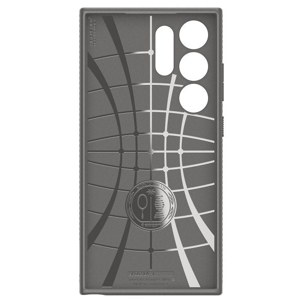 Spigen Samsung Galaxy S24 Ultra -kuori Liquid Air Marble Grey