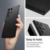 Spigen Samsung Galaxy S24 Ultra kuori Liquid Air Matte Black