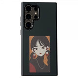 Samsung Galaxy S24 Ultra -kuori sisäänrakennetulla E Ink -näytöllä, musta