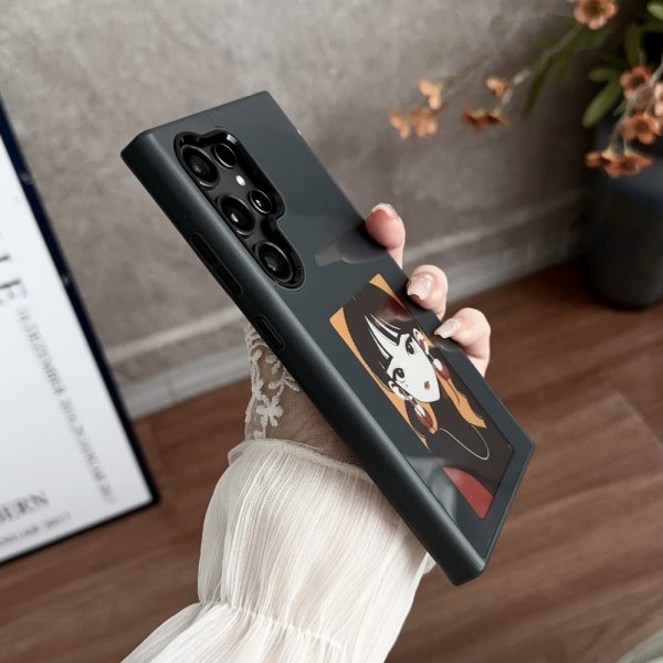 Samsung Galaxy S24 Ultra -kuori sisäänrakennetulla E Ink -näytöllä, musta