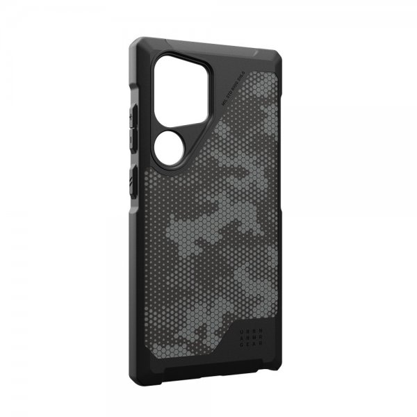 Urban Armor Gear (UAG) Samsung Galaxy S24 Ultra Kuori Metropolis LT MagSafe Micro Hex Camo Graphite