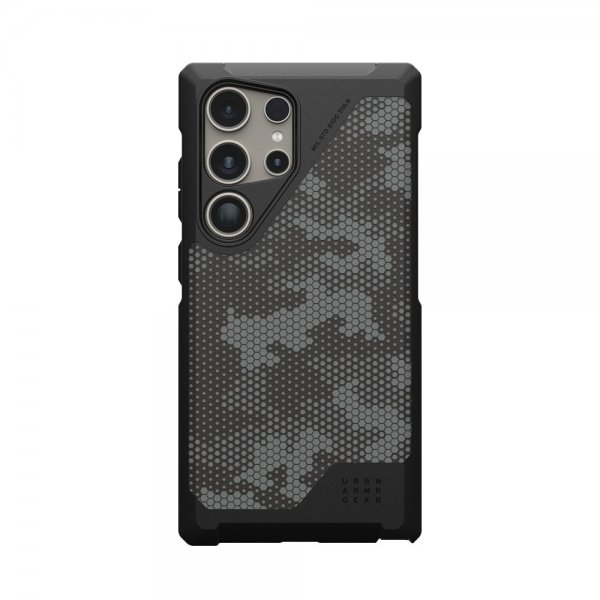 Urban Armor Gear (UAG) Samsung Galaxy S24 Ultra Kuori Metropolis LT MagSafe Micro Hex Camo Graphite