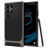 Spigen Samsung Galaxy S24 Ultra -kuori Neo Hybrid Gunmetal