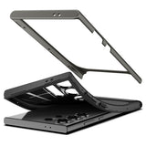Spigen Samsung Galaxy S24 Ultra -kuori Neo Hybrid Gunmetal