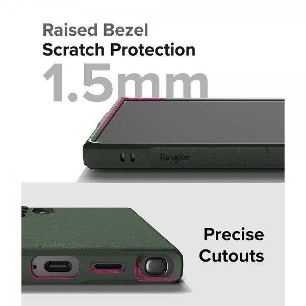 Ringke Samsung Galaxy S24 Ultra kuoret, Onyx Dark Green