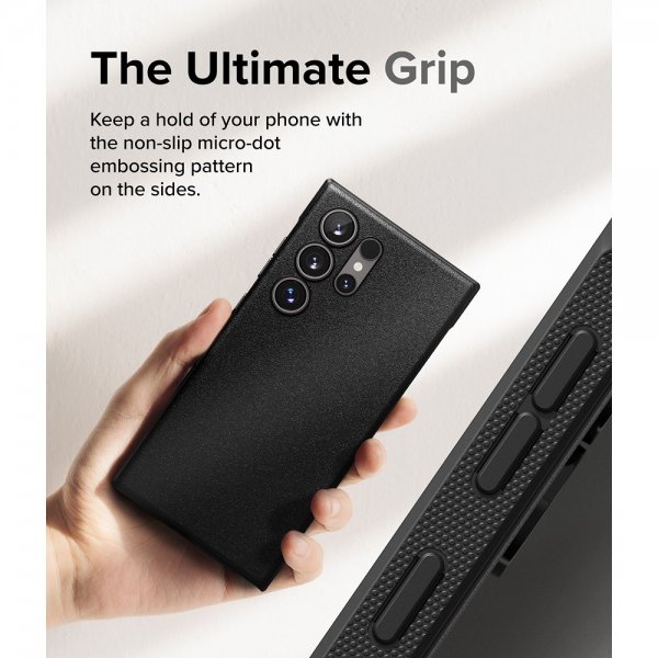 Ringke Samsung Galaxy S24 Ultra -suojakuori, Onyx Black