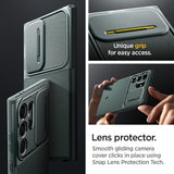 Spigen Samsung Galaxy S24 Ultra kuori Optik Armor Abyss Green