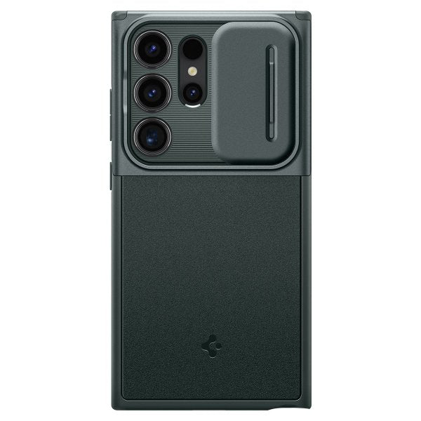 Spigen Samsung Galaxy S24 Ultra kuori Optik Armor Abyss Green
