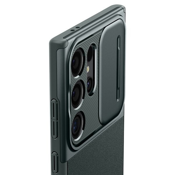 Spigen Samsung Galaxy S24 Ultra kuori Optik Armor Abyss Green