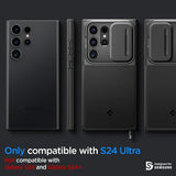 Spigen Samsung Galaxy S24 Ultra kuori Optik Armor musta