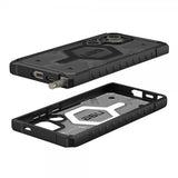 Urban Armor Gear (UAG) Samsung Galaxy S24 Ultra -suojakuori Pathfinder Clear MagSafe Ash