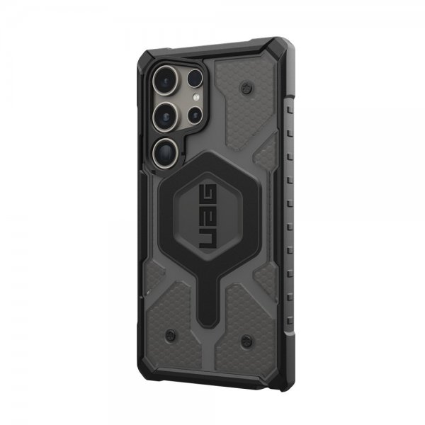 Urban Armor Gear (UAG) Samsung Galaxy S24 Ultra -suojakuori Pathfinder Clear MagSafe Ash