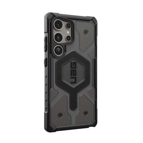 Urban Armor Gear (UAG) Samsung Galaxy S24 Ultra -suojakuori Pathfinder Clear MagSafe Ash