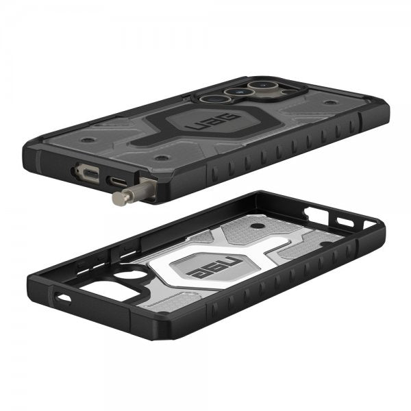Urban Armor Gear (UAG) Samsung Galaxy S24 Ultra -suojakuori Pathfinder Clear MagSafe Ice