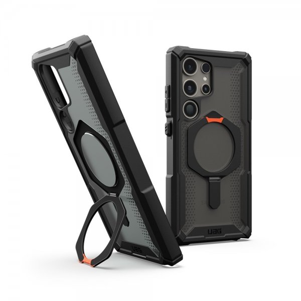 Urban Armor Gear (UAG) Samsung Galaxy S24 Ultra -suojakuori Plasma XTE, musta/oranssi