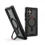 Urban Armor Gear (UAG) Samsung Galaxy S24 Ultra -suojakuori Plasma XTE, musta/oranssi