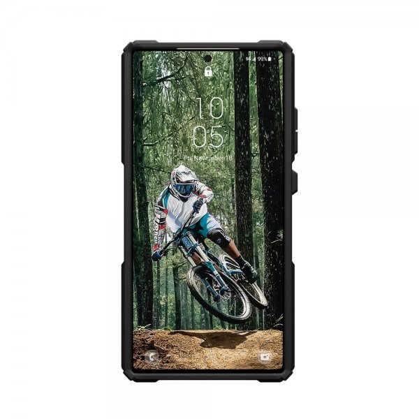 Urban Armor Gear (UAG) Samsung Galaxy S24 Ultra -suojakuori Plasma XTE, musta/oranssi