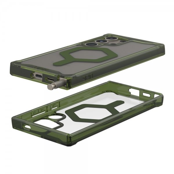 Urban Armor Gear (UAG) Samsung Galaxy S24 Ultra Plyo Pro MagSafe Suojakuori Ice/Olive