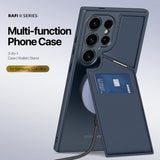 Dux Ducis Samsung Galaxy S24 Ultra kuoret, Rafi II Series, MagSafe, sininen