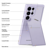 Dux Ducis Samsung Galaxy S24 Ultra Kuori Rafi II Series MagSafe Violetti