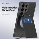 Dux Ducis Samsung Galaxy S24 Ultra Kuori Rafi II -sarja MagSafe Musta
