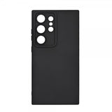 Essentials Samsung Galaxy S24 Ultra Silicone Case, musta
