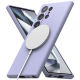 Ringke Samsung Galaxy S24 Ultra Silicone Magnetic -suojakuori, laventeli